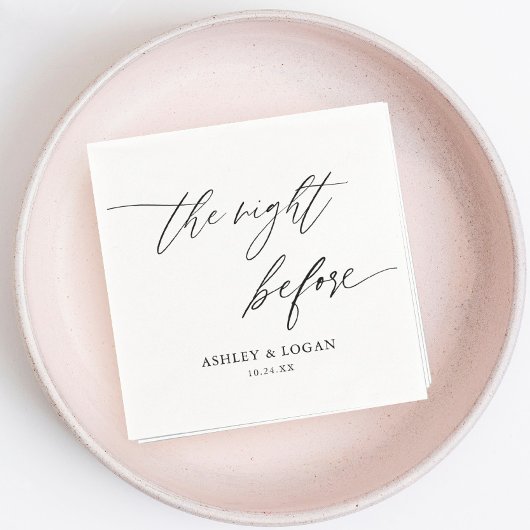 リハ素朴ーサルの前の夜 スタンダードカクテルナプキン