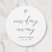 リハ素朴ーサルディナー遠くに結婚1日 フェイバータグ (正面)