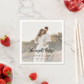 リハ素朴ーサル前の夜の写真 スタンダードカクテルナプキン (インサイチュ)