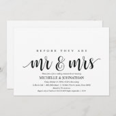 リハ素朴結婚ーサルディナー招待状カード 招待状 (正面/裏面)