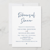 リハ結婚ーサルディナーとパーティーお祝い 招待状 (正面)