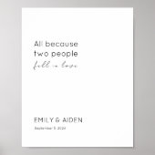 リハ結婚ーサルディナー婚約パーティサイン ポスター (正面)