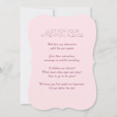 リハ結婚ーサルディナー招待さくらんぼカスタム 招待状 (裏面)