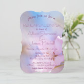 リハ結婚ーサルディナー招待さくらんぼカスタム 招待状 (スタンド正面)