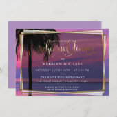 リハ結婚ーサルディナー | エキゾチックな熱帯夜 招待状 (正面/裏面)