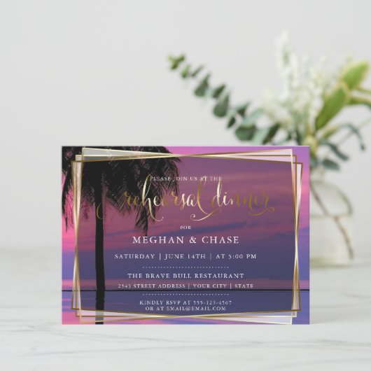 リハ結婚ーサルディナー | エキゾチックな熱帯夜 招待状 (スタンド正面)