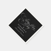 リハ結婚ーサルディナー スタンダードカクテルナプキン (角)