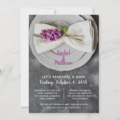 リハ結婚ーサルディナー 招待状 (正面)