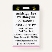 リバイズド ミス キンセ VIP バッジ - 裏参照 (裏面)