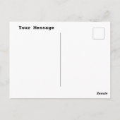 リバイバルの火災伝道クリスチャン教会のアウトリーチ ポストカード (裏面)