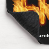 リバイバル火災教会アウトリーチタイポグラフィ伝道主義 マウスパッド (コーナー)