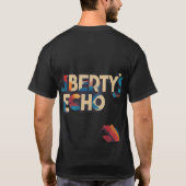 リバティのエコーが響く Tシャツ (裏面)