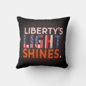リバティの炎が灯る夜 クッション (裏面)