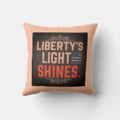 リバティの炎が灯る夜 クッション (裏面)