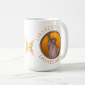 リバティの炎が灯る夜 コーヒーマグカップ (正面右)