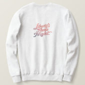 リバティの炎が灯る夜 スウェットシャツ (デザイン裏面)