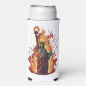 リバティの炎が灯る夜 スリム缶クーラー (Seltzer正面)