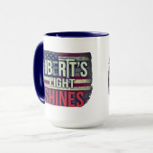 リバティの炎が灯る夜 マグカップ (正面左)