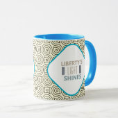 リバティの炎が灯る夜 マグカップ (正面右)