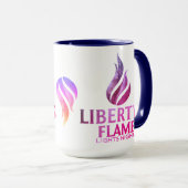 リバティの炎が灯る夜 マグカップ (正面右)