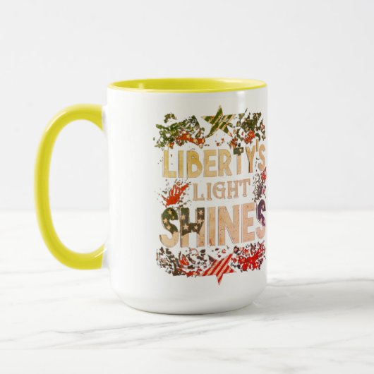リバティの炎が灯る夜 マグカップ (左)
