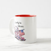 リバティウェスティキニアートポートレート ツートーンマグカップ (正面左)