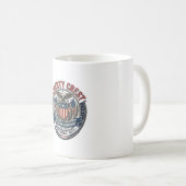 リバティクレスト愛国紋章コート コーヒーマグカップ (正面右)
