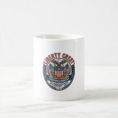 リバティクレスト愛国紋章コート コーヒーマグカップ (中央)