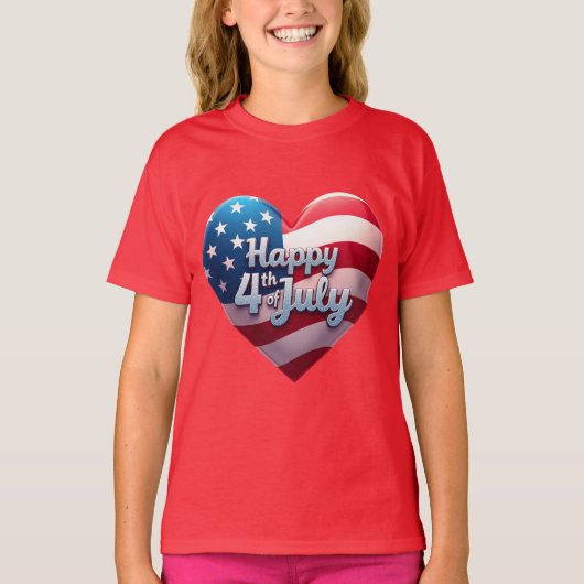 リバティスタイル:アメリカ合衆国スローガンデザイン Tシャツ (正面)