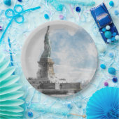 リバティスタミックススケッチ紙プレート – ニューヨーク ペーパープレート (パーティー)