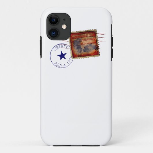 リバティスタンプ電話事件 Case-Mate iPhoneケース (裏面)