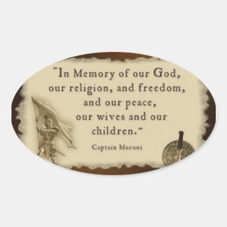 リバティスティッカーの称号 楕円形シール