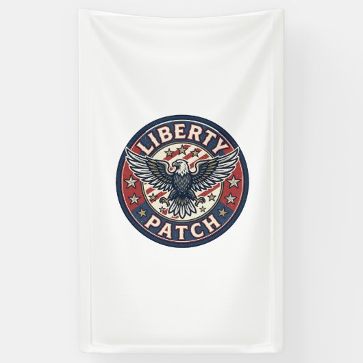 リバティパッチ愛国刺繍 横断幕 (縦)
