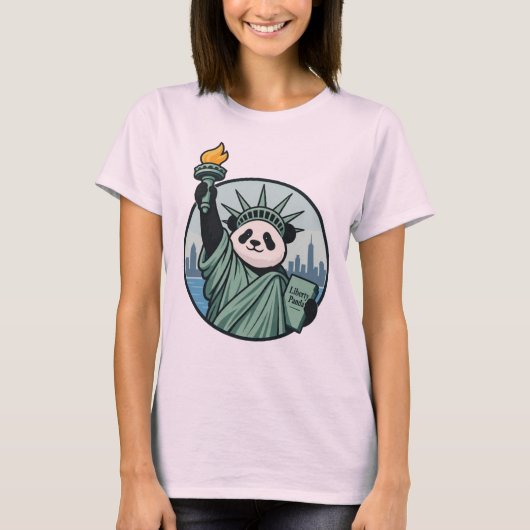リバティパンダ Tシャツ (正面)