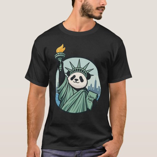 リバティパンダ Tシャツ (正面)