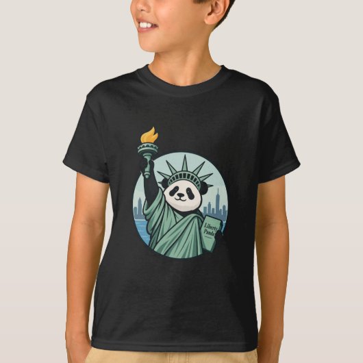 リバティパンダ Tシャツ (正面)