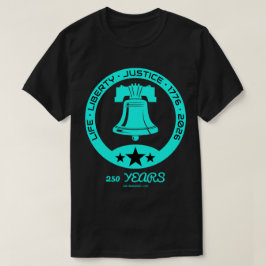 リバティベル創立250年記念エンブレム 1776–2026 エディション US Tシャツ