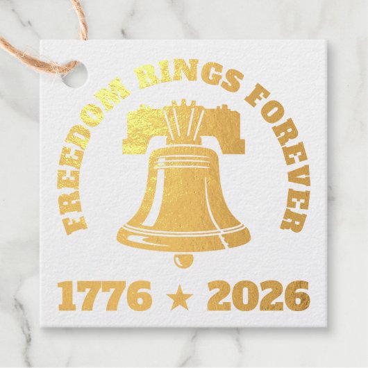 リバティベル 1776–2026 クォーターミレニアム★ フェイバータグ (正面)