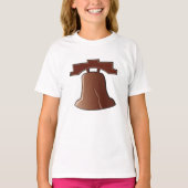 リバティモダンベルパトリオティックフィラデルフィアのアイコン Tシャツ (正面)