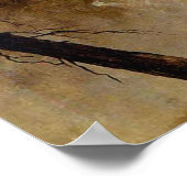 リバティーキャップ ヨセミテ公園の滝 1873 ポスター (角)