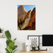 リバティーキャップ ヨセミテ公園の滝 1873 ポスター (ホームオフィス)