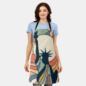 リバティーニューヨーク エプロン (着用した状態)