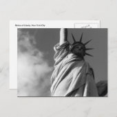 リバティーブラック&ホワイト ポストカード (正面/裏面)