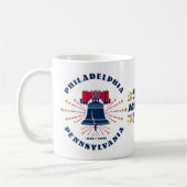 リバティーベルアメリカ250周年記念マグカップ コーヒーマグカップ (左)