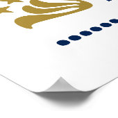 リバティーベルフィラデルフィアペンシルバニアストライプ州 ポスター (角)