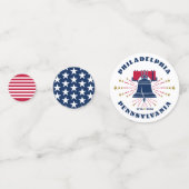 リバティーベル1776フィラデルフィア愛国心 コンフェッティ (裏面)