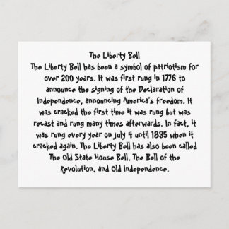 リバティーベル 案内ポストカード