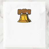 リバティーベル 楕円形シール (バッグ)