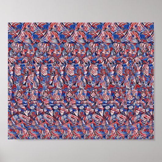 リバティーベル – 隠し3Dプリント ポスター (正面)