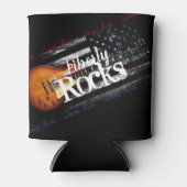 リバティーロックヴィンテージアメリカ国旗 缶クーラー (正面)